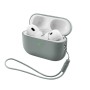 Чохол для навушників Armorstandart Silicone Case with straps For Apple AirPods Pro 3 Grey (ARM91281)