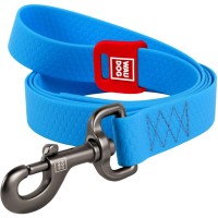 Повідець для собак WAUDOG Waterproof L-XXL Ш 25 мм Д 122 см блакитний (27232)