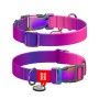 Нашийник для тварин WAUDOG Recycled з QR паспортом M Ш 20 мм Д 28-40 см фіолетовий (46519)