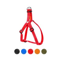 Шлея для собак Dog Extreme з нейлону регульована Ш 20 мм В:50-80 см червона (06673)