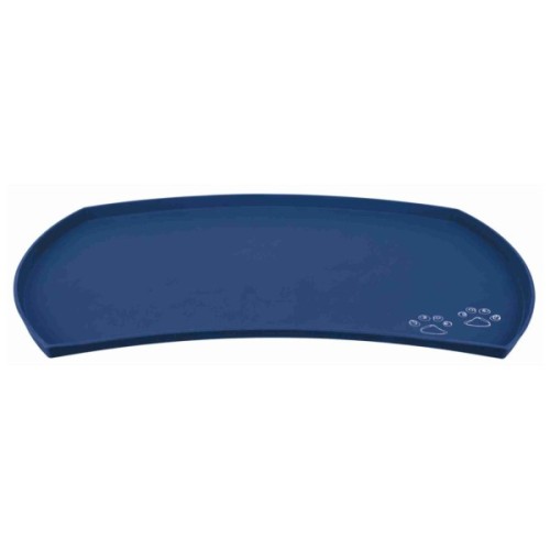 Килимок під миски Trixie силіконовий блакитний 48 х 27 см (4011905245683)