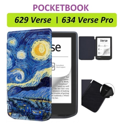 Чохол до електронної книги BeCover Smart Case PocketBook 629 Verse / 634 Verse Pro 6" Night (710980)