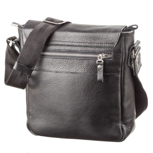 Сумка Shvigel З натуральної шкіри Чорна (11081)