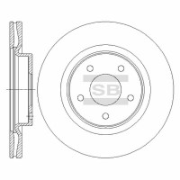 Гальмівний диск HI-Q SD4223