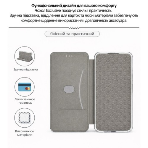 Чохол до мобільного телефона BeCover Exclusive Motorola Edge 60 Neo Black (715015)