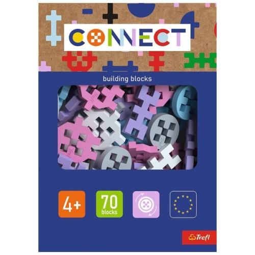 Конструктор Trefl Connect набір деталей конструктора, 70 деталей (girls) (5900511619829)