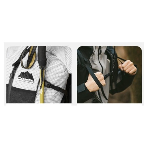 Рюкзак туристичний Naturehike CNK2300016 Helium 30+5 л білий (6976507663311)