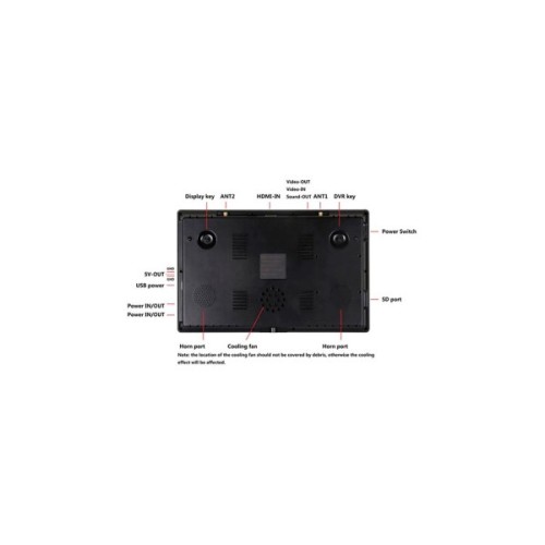 Монітор FPV Hawkeye Captain 10.2" DVR 5.8GHz 96CH L,X,Z Band (HC10296)