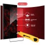 Скло захисне Intaleo Full Glue 3D Glass Samsung S23 Ultra Black (1283126576492)
