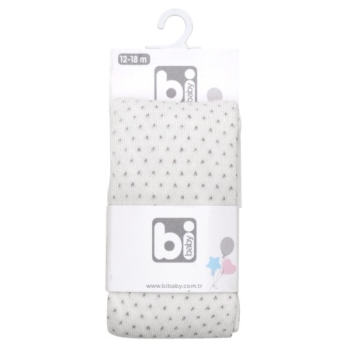 Колготки дитячі Bibaby у крапочку (68122-68-white)