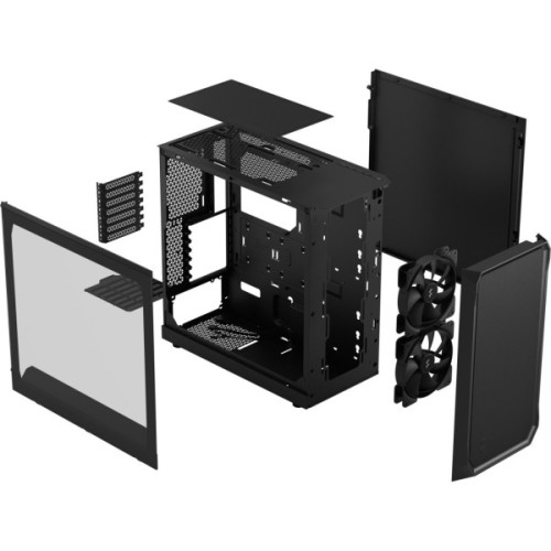 Корпус для ПК Fractal Design Focus 2 Black TG Clear Tint (FD-C-FOC2A-01)