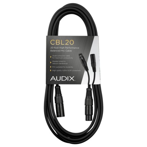 Мікрофонний кабель Audix Premium XLR mic cable (6m) (CBL20)