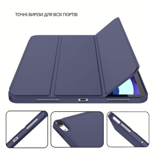 Чохол до планшета BeCover Tri Fold Soft TPU Apple iPad Air 11" M4 2026 Deep Blue (715230)