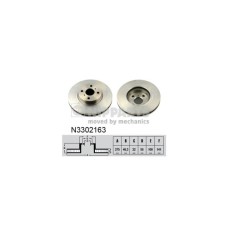 Гальмівний диск Nipparts N3302163