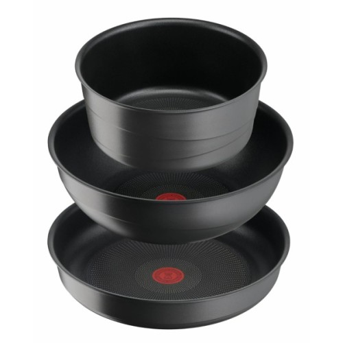 Набір посуду Tefal Ingenio Inspiration, 6 предметів, чорний (L867S604)