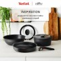 Набір посуду Tefal Ingenio Inspiration, 6 предметів, чорний (L867S604)