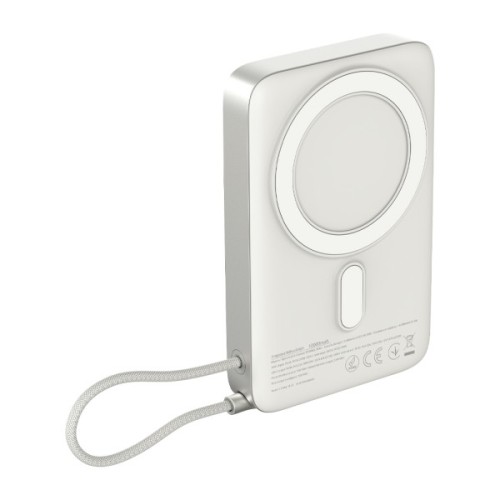 Батарея універсальна Sigma X-power SI10A8QL-MAG silver 10000mAh, Magnetic wireless 15W, charge iWatch, PD+QC, 22,5W max (4827798161012)