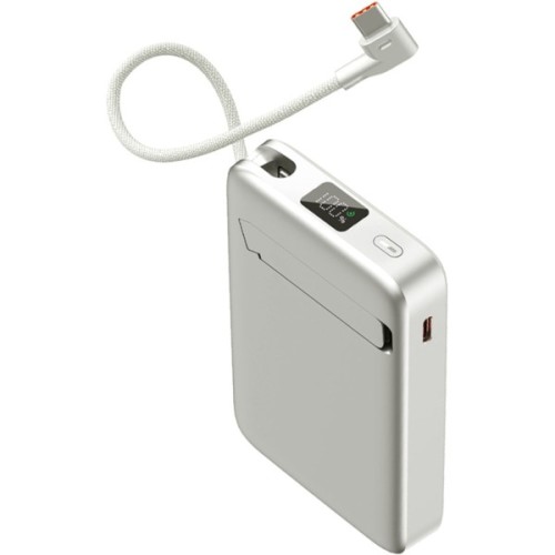 Батарея універсальна Sigma X-power SI10A8QL-MAG silver 10000mAh, Magnetic wireless 15W, charge iWatch, PD+QC, 22,5W max (4827798161012)