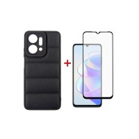 Чохол до мобільного телефона Dengos Kit for Honor x7a case + glass (Black) (DG-KM-55)