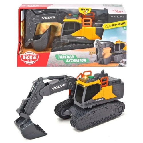 Спецтехніка Dickie Toys Екскаватор Вольво зі звук. та світл. ефект., 23 см (3723008)