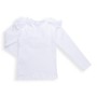 Кофта дитяча Breeze з шифоновими рюшами (9270-140G-white)