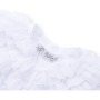 Кофта дитяча Breeze з шифоновими рюшами (9270-140G-white)