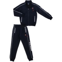 Спортивний костюм дитячий A-Yugi флісовий (5227-140B-blue)