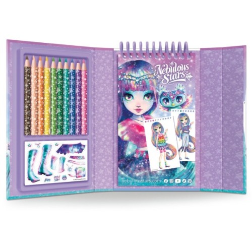 Набір для творчості Nebulous Stars Скетчбук дизайнера Айседора (11450)