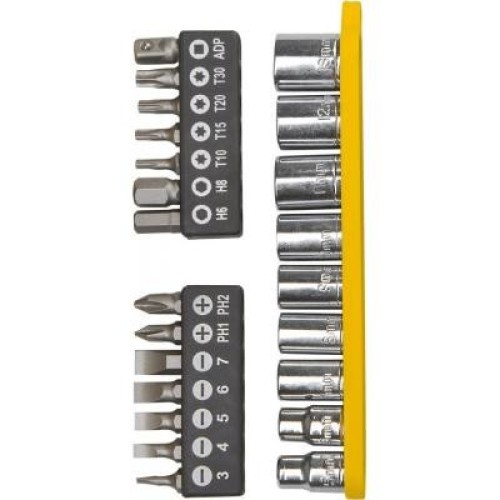 Набір викруток Topex насадок с держателем Cr-V (39D522)