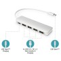 Концентратор Digitus USB Type-C, 4xUSB 3.0 (DA-70242-1)
