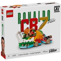 Конструктор LEGO Editions Football Кріштіану Роналду — найкращі моменти футбольних матчів (43012)