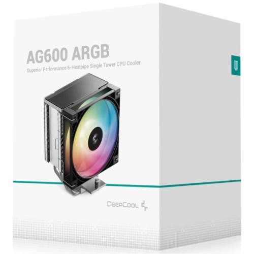 Кулер до процесора Deepcool AG600 ARGB Black (R-AG600-BKAMMG2-G)