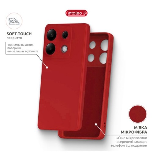 Чохол до мобільного телефона Intaleo SoftShell Xiaomi Redmi Note 13 Pro 4G Red (1283126632501)