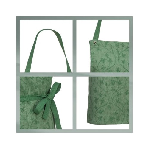 Фартух Kela Cora, 80x67 см, зелений візерунок (12816) (00000024656)