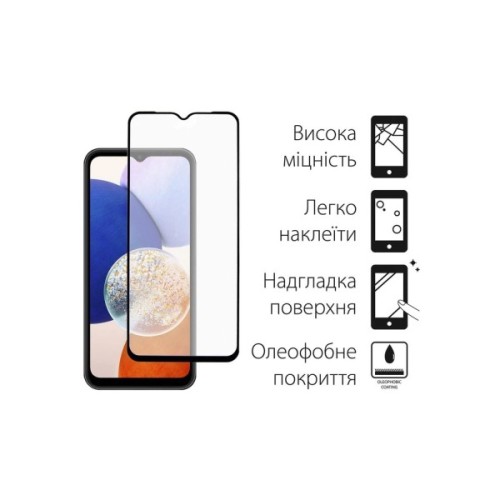 Чохол до мобільного телефона Dengos Kit for Samsung Galaxy A14 5G case + glass (Mint) (DG-KM-14)