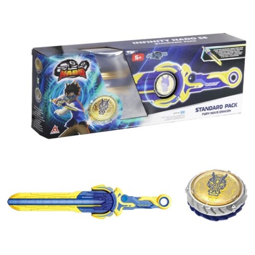 Дзига Infinity Nado VI серія Standard Pack Fury Wave Dragon Лютий Дракон (EU654121)