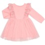 Плаття дитяче Breeze з мереживом та фатиновою спідницею (17805-92G-peach)