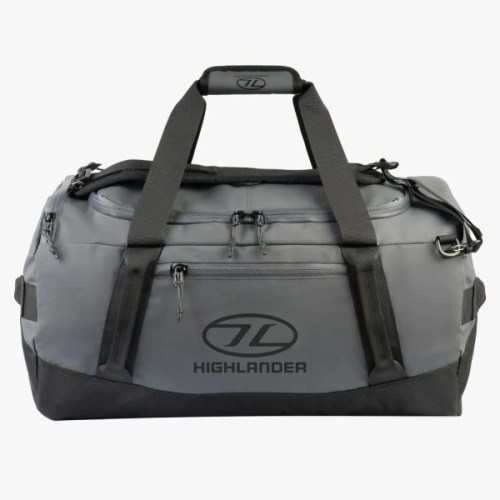 Дорожня сумка Highlander водозахисна Hauler Duffel 65L Dark Grey (DB133-DGY) (931643)