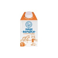 Вершки Наше молоко ультрапастеризовані 15% жиру 500 г (4820016255135)