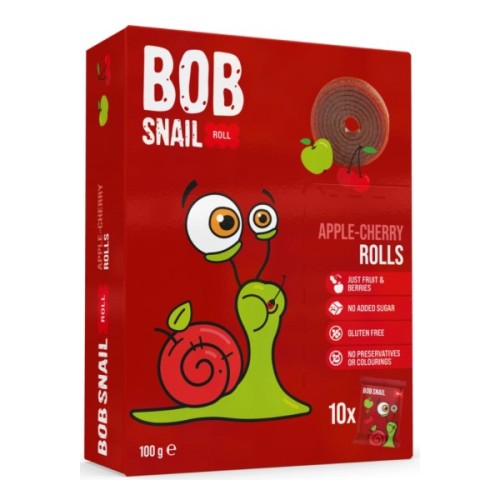 Цукерка Bob Snail Яблучно-вишнева 100 г (1740872)