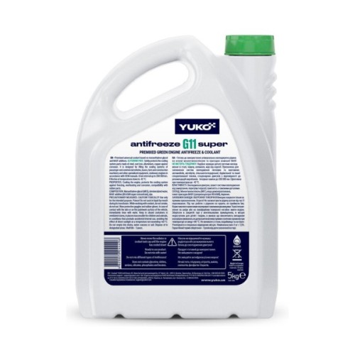 Антифриз Yuko -40 Super G11 зелен. 5л (4820070244496)