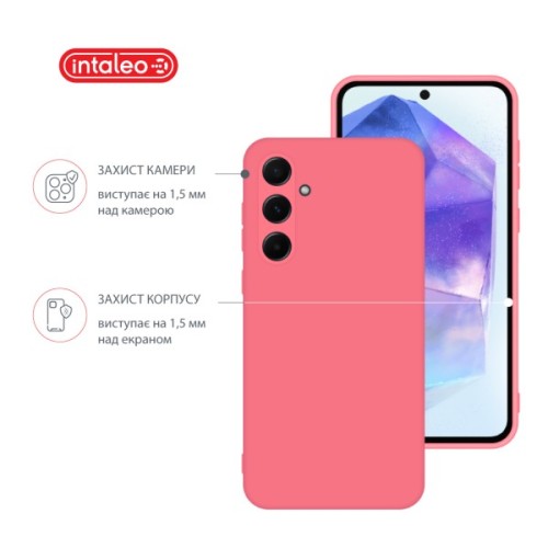 Чохол до мобільного телефона Intaleo Silicone Samsung Galaxy A55 Pink (1283126600265)