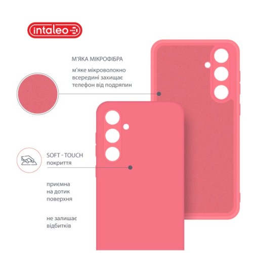 Чохол до мобільного телефона Intaleo Silicone Samsung Galaxy A55 Pink (1283126600265)
