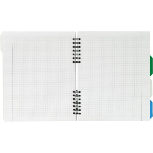 Блокнот Optima Antique B5 з розділювачами 120 аркушів, клітинка (O20356-21)