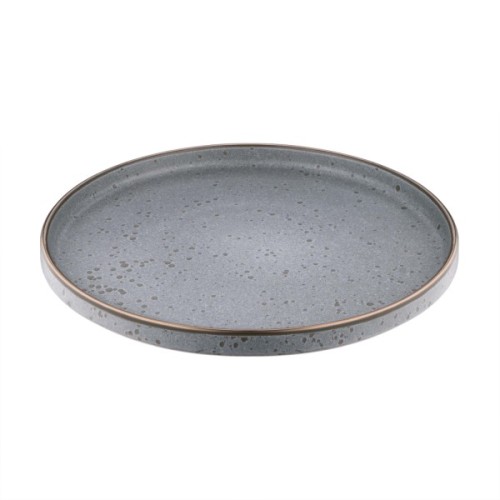 Тарілка Ardesto Fasano, 26см, кераміка, сірий (AR0226FG)