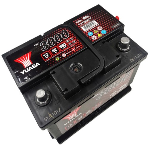 Акумулятор автомобільний Yuasa 12V 62Ah SMF Battery (YBX3027)