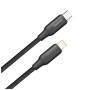 Дата кабель USB-C to Lightning 1.0m PD30W TPE embossed black ColorWay (CW-CBPDCL101-BK)