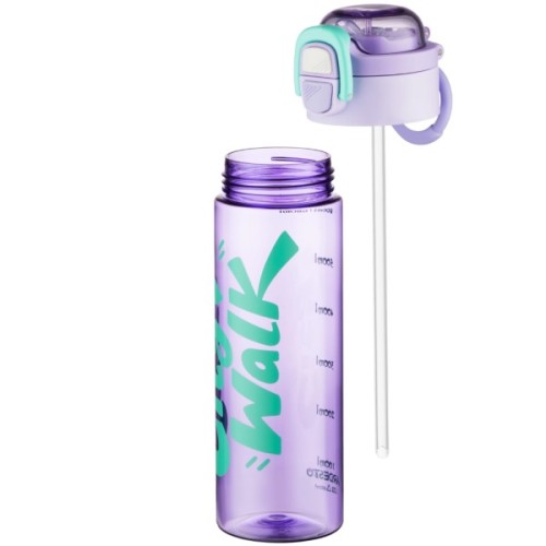 Пляшка для води Ardesto City Walk 680мл, пластик, фіолетовий (AR2268CP)