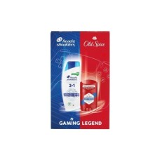 Набір косметики Head & Shoulders Шампунь проти лупи Основний догляд 2-в-1 330 мл + Дезодорант-стік Old Spice Whitewater 50 мл (8006530042710)