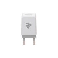 Зарядний пристрій 2E USB Wall Charger USB:DC5V/2.1A, white (2E-WC1USB2.1A-W)